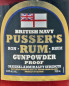 Preview: Pussers British Navy Rum Black Label Gunpowder Proof 0,7 L 54,5 % vol